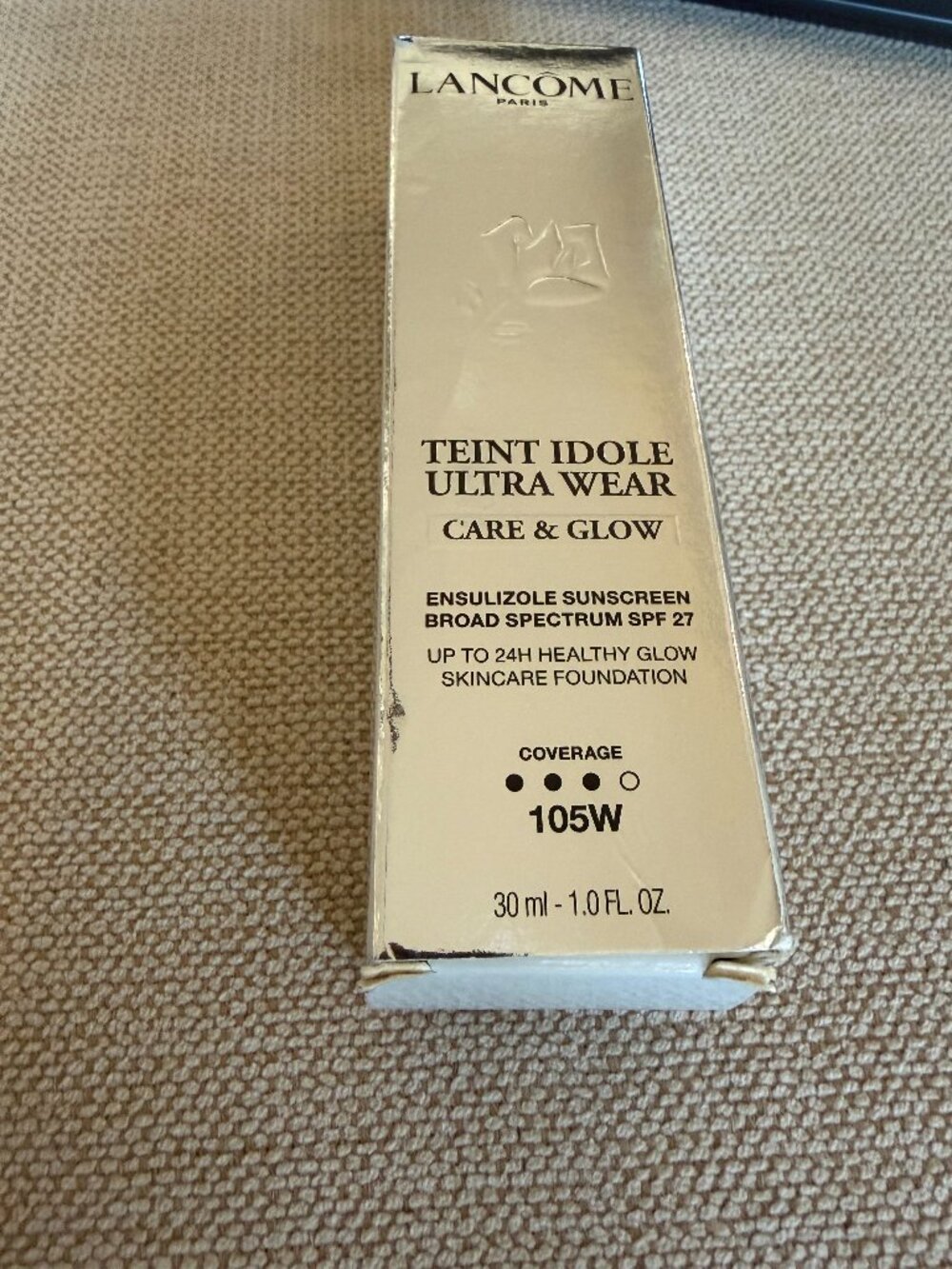 Lancome Paris Teint Idole Ultra Wear Sunscreen Broad Spectrum SPF 25 *105 W* 1OZ
